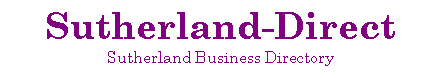 The online business directory for Sutherland